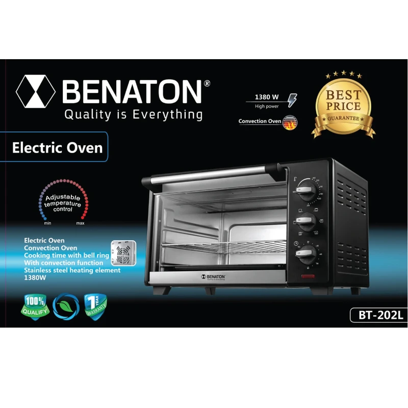 טוסטר אובן 20 ליטר מבית BT-202L Benaton – תמונה 2