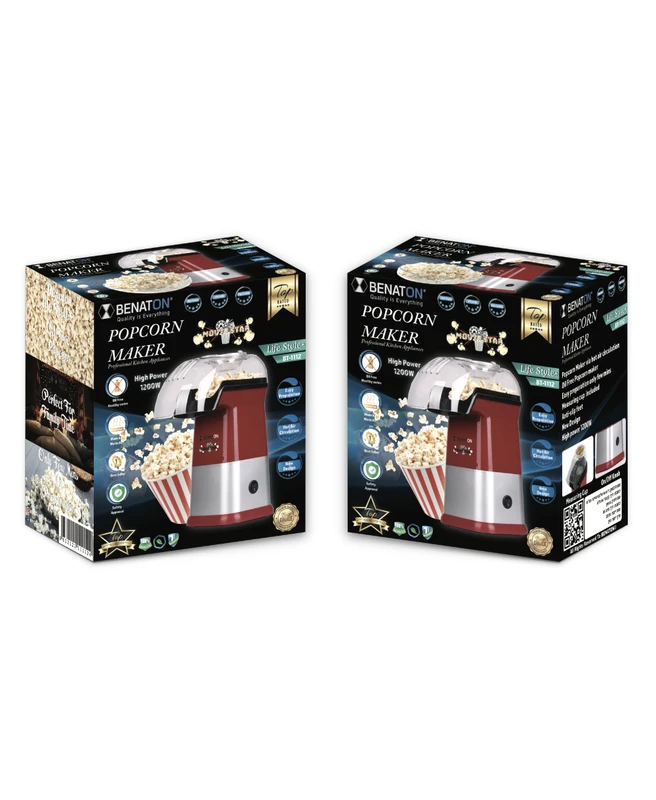 מכשיר להכנת פופקורן " Movie Star ״ BT-1112 – תמונה 3