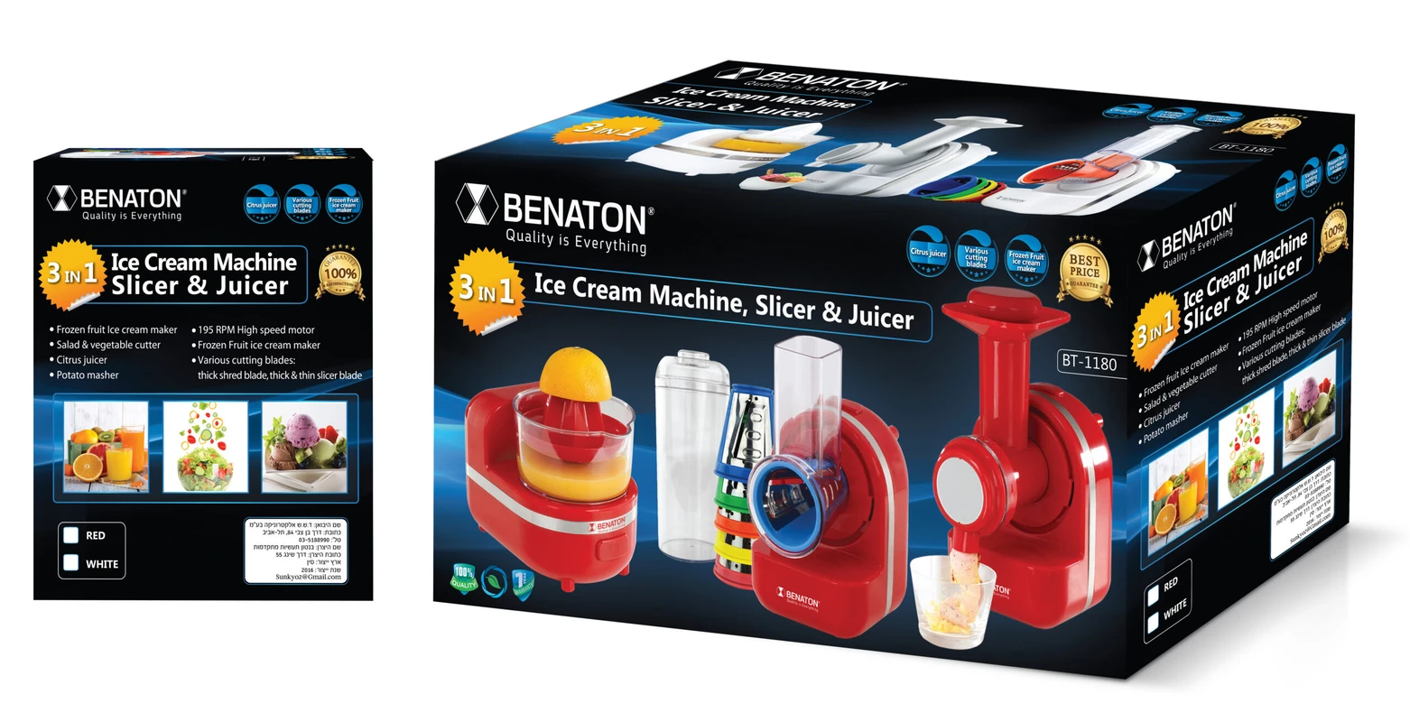 קוצץ ירקות BENATON BT-1180 – תמונה 3