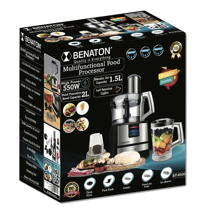 מולטי מעבד מזון 4ב-1 BENATON BT-8500 – תמונה 3