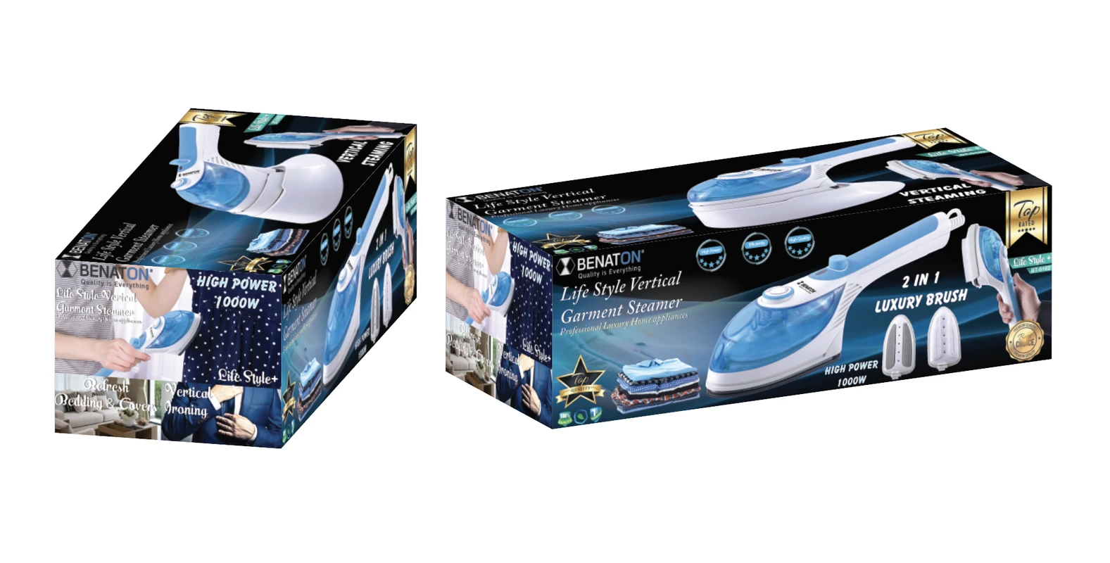 מגהץ אנכי מולטיפונקציונלי גיהוץ ללא מאמץ BT-0102 BENATON – תמונה 3