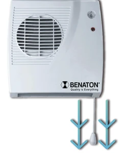מפזר חום BENATON תליה דקורטיבי BT-1912 צבע לבן מבריק