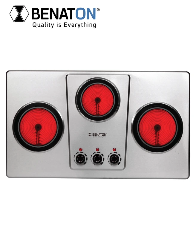 כיריים קרמיות חשמליות עוצמתיות 2700W איכותית 3 ב-1 BT-3304 מבית BENATON – תמונה 4
