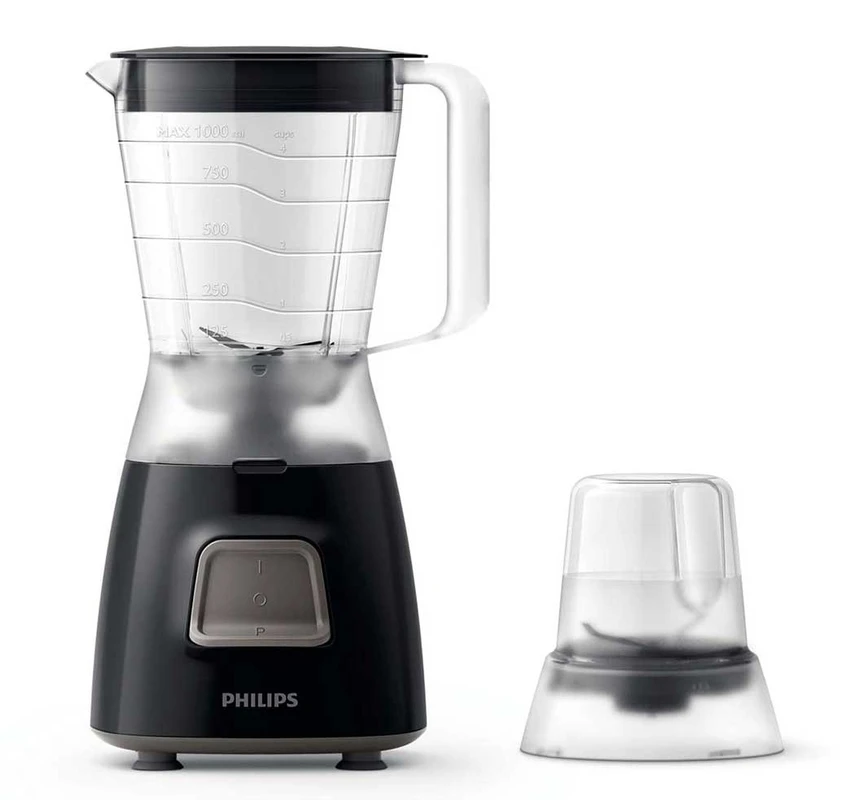 בלנדר דגם HR2056 + מטחנת תבלינים מבית PHILIPS שחור
