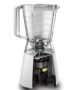 Alternative view of בלנדר דגם HR2056  + מטחנת תבלינים מבית PHILIPS לבן