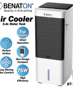 BT-7038 מצנן אוויר Multi Air Cooler מיכל ענק 5.4L עם שלט רחוק