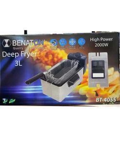 סיר טיגון עמוק צ'יפסר 3 ל' איכותי מבית BENATON דגם BT-4055
