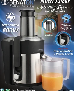 Alternative view of BT-3700 מסחטת מיצים עוצמתית Healthy Life Benaton 800W