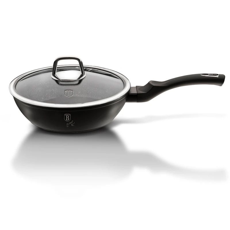 מחבת איכותית עמוקה BH-1853 Black silver – תמונה 3