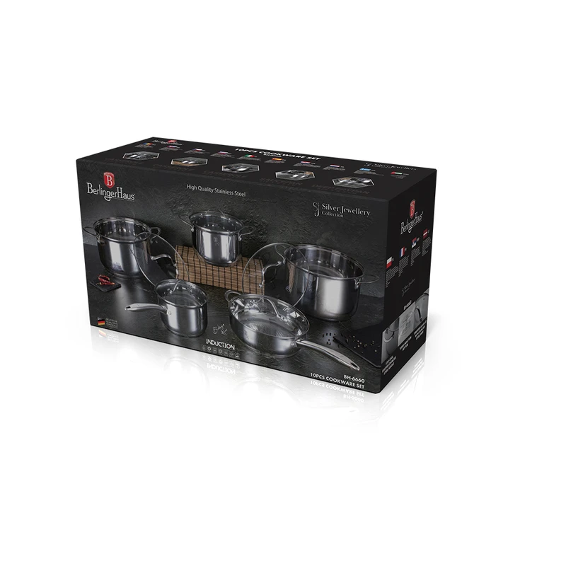 סט 5 כלי בישול איכותיים BH-6660 Silver – תמונה 2