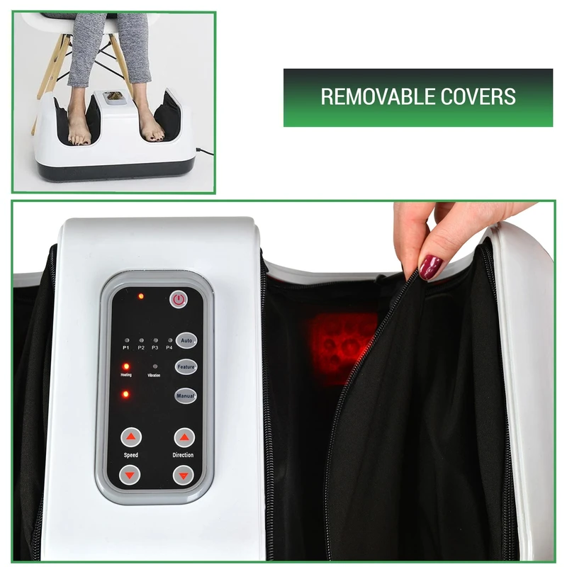 מכשיר עיסוי לרגליים מתקדם Relax Master + חימום InfraRed וכריות אוויר MC-8012A מבית Medics-Care – תמונה 5