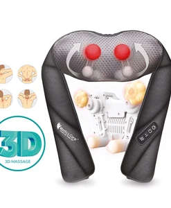 Alternative view of רצועה עיסוי שיאצו ולישה עמוקה 3D  אלחוטית ומולטי פונקציונלית דגם: MC-6700A מבית Medics Care