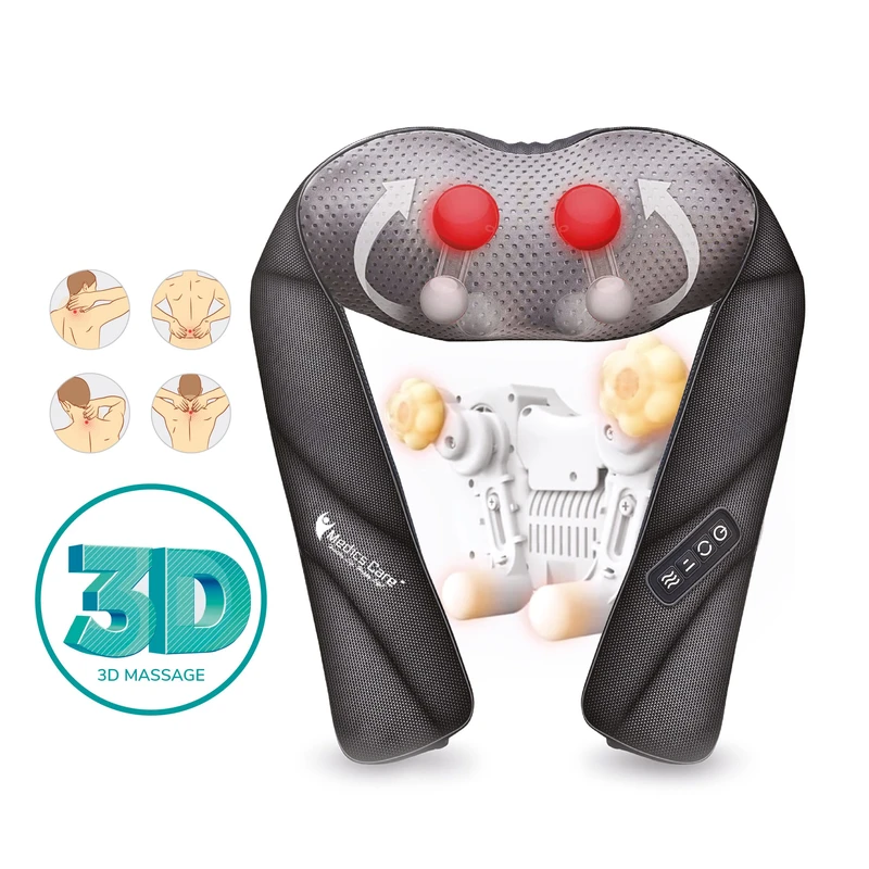 רצועה עיסוי שיאצו ולישה עמוקה 3D אלחוטית ומולטי פונקציונלית דגם: MC-6700A מבית Medics Care – תמונה 2