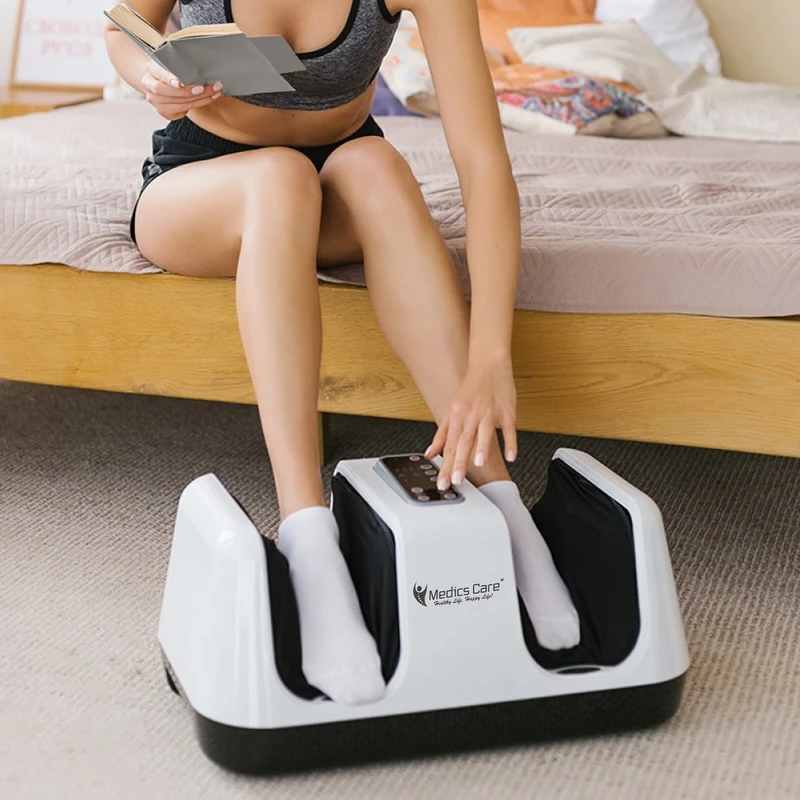 מכשיר עיסוי לרגליים מתקדם Relax Master + חימום InfraRed וכריות אוויר MC-8012A מבית Medics-Care – תמונה 6