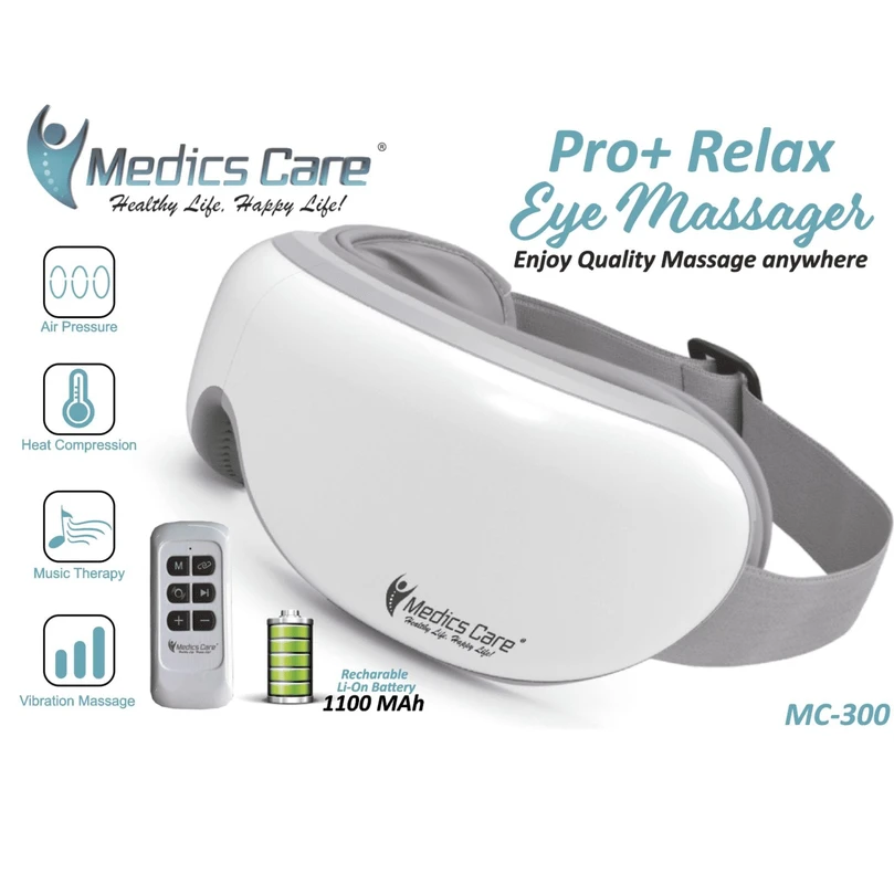 מכשיר עיסוי Pro+Relax המתקדם בעולם כרית אוויר כפולה MC-300 מבית Medics Care – תמונה 2