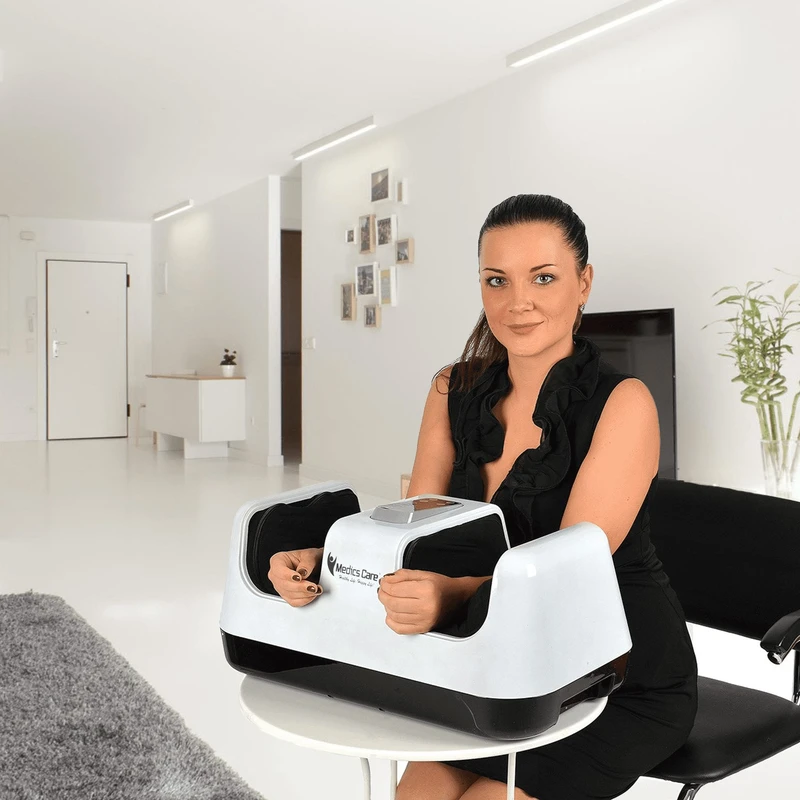 מכשיר עיסוי לרגליים מתקדם Relax Master + חימום InfraRed וכריות אוויר MC-8012A מבית Medics-Care – תמונה 7