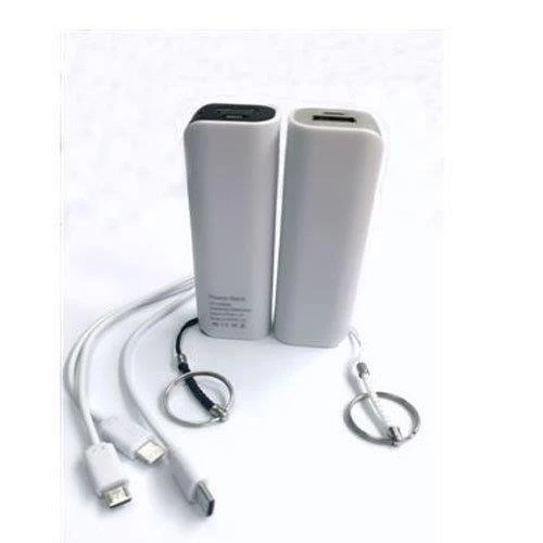 מטען נייד power bank 2600 אפור לבן NY42600