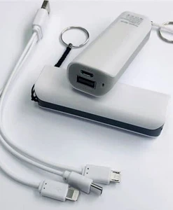 Alternative view of מטען נייד power bank 2600 אפור לבן NY42600