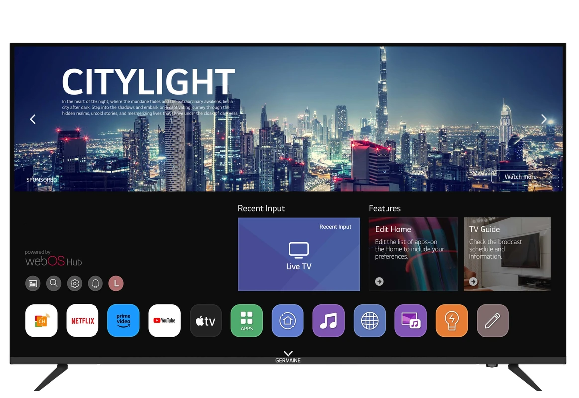 טלוויזיה GERMAINE 4K weBOS "50