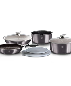 סט סירים ומחבתות 9 חלקים Berlinger Haus – סדרת Carbon Pro