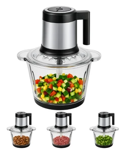 Alternative view of מעבד קוצץ מזון חשמלי זכוכית 3 ליטר BENATON דגם BT-1199