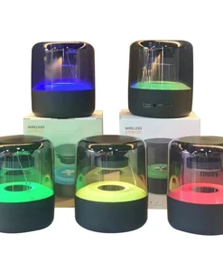 רמקול Bluetooth קומפקטי עם תאורת NY-7704 LED