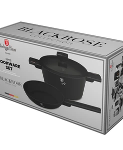 סט בישול 3 חלקים BH8282 Black Rose  Berlinger Haus