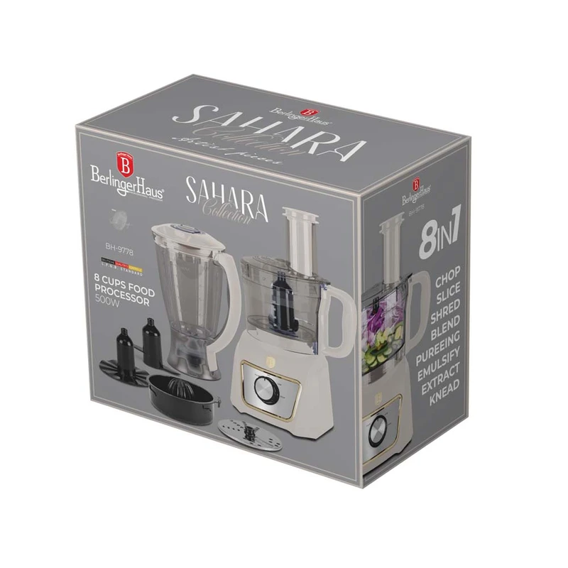 מעבד מזון 8 ב־1 Food Processor Berlinger Haus Sahara BH9778 – תמונה 2