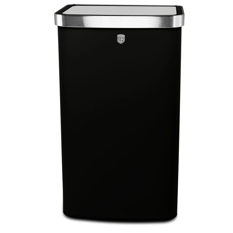 פח חכם מעוצב 60 ליטר שחור Berlinger Haus BH9795