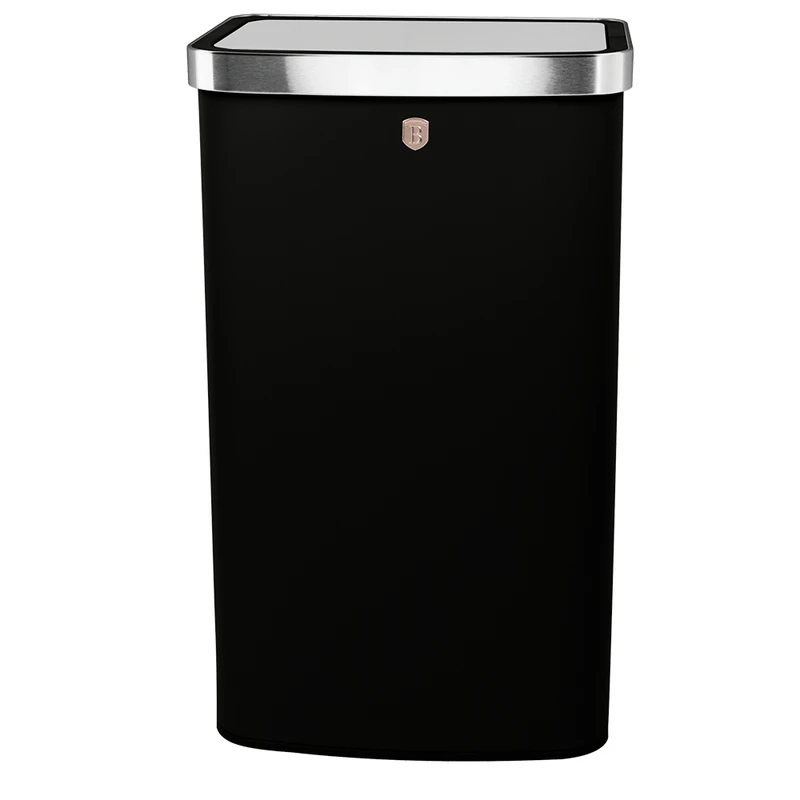 פח חכם מעוצב 60 ליטר שחור רוז Berlinger Haus BH9796