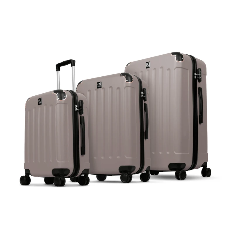 סט 3 מזוודות יוקרתיות טופ מט Swiss Hufesen SF4