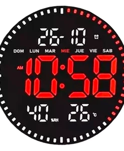 שעון קיר דיגיטלי עגול JH2560