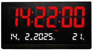 שעון קיר דיגיטלי עברית JH-8025 – תמונה 2