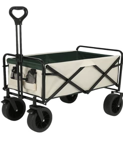 עגלת קמפינג מקצועית FOLDING TROLLEY CART