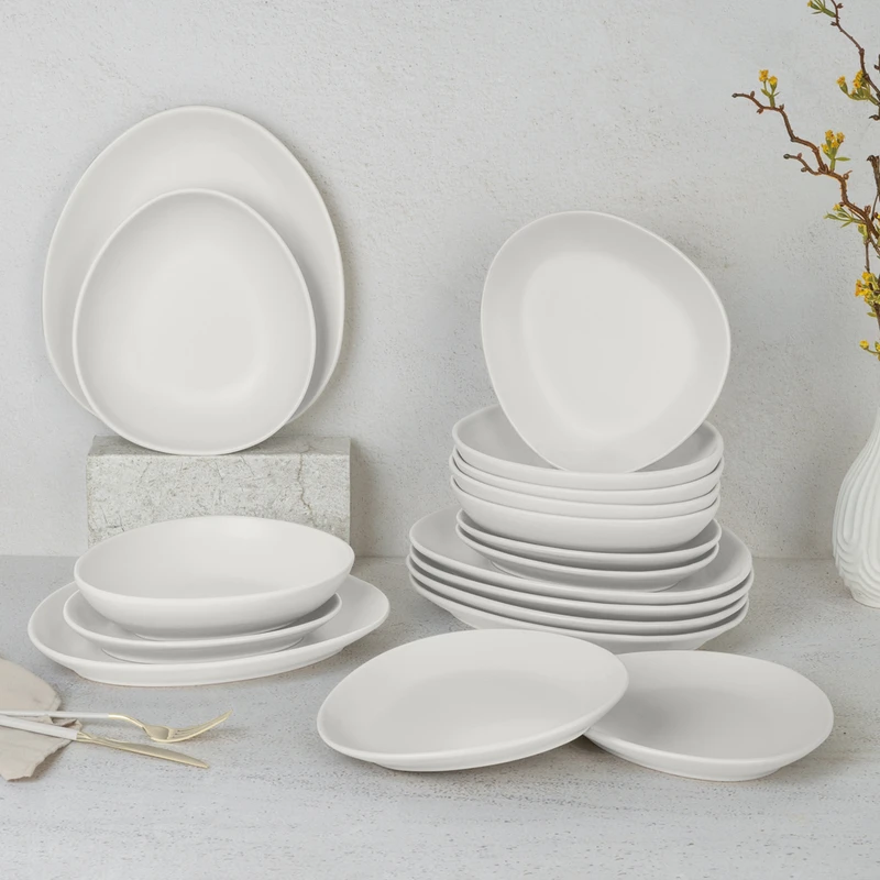 סט כלי אוכל 18 חלקים מקרמיקה BH10020 Berlinger Haus Stoneware – תמונה 6