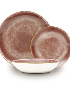 סט כלי אוכל 18 חלקים פורצלן BH10303 Berlinger haus Rose Gold