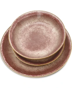Alternative view of סט כלי אוכל 18 חלקים פורצלן BH10303 Berlinger haus Rose Gold